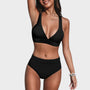Erica - Biquini Liso de Cintura Alta
